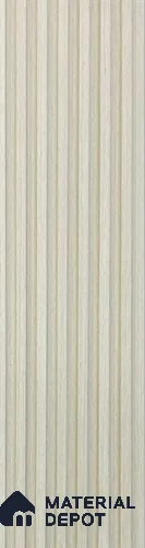 White Wood Look Charcoal Louver/Panel | 9.5 ft x 6 inch | 8 - mm | PN 07846