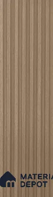 Brown Wood Look Charcoal Louver/Panel | 9.5 ft x 6 inch | 8 - mm | PN 07847