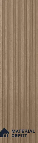 Brown Wood Look Charcoal Louver/Panel | 9.5 ft x 6 inch | 8 - mm | PN 07847