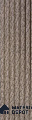 Brown Patterned Look Charcoal Louver/Panel | 9.5 ft x 6 inch | 8 - mm | PN 07848