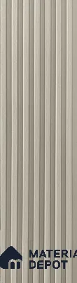 Cream Plain Colour Look Charcoal Louver/Panel | 9.5 ft x 6 inch | 8 - mm | PN 07850