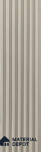 Cream Plain Colour Look Charcoal Louver/Panel | 9.5 ft x 6 inch | 8 - mm | PN 07850