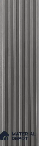 Grey Plain Colour Look Charcoal Louver/Panel | 9.5 ft x 6 inch | 8 - mm | PN 07851