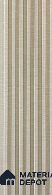 Cream Fabric Look Charcoal Louver/Panel | 9.5 ft x 6 inch | 8 - mm | PN 07852