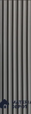 Grey Plain Colour Look Charcoal Louver/Panel | 9.5 ft x 6 inch | 8 - mm | PN 07854