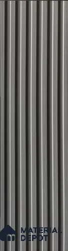 Grey Plain Colour Look Charcoal Louver/Panel | 9.5 ft x 6 inch | 8 - mm | PN 07854
