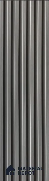 Grey Plain Colour Look Charcoal Louver/Panel | 9.5 ft x 6 inch | 8 - mm | PN 07854
