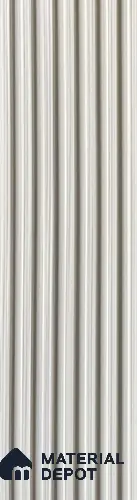 White Plain Colour Look Charcoal Louver/Panel | 9.5 ft x 6 inch | 8 - mm | PN 07855