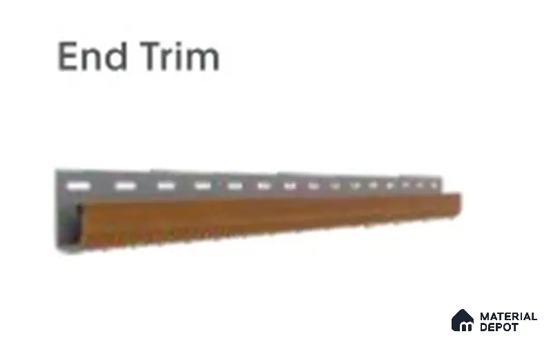 Golden Oak 10 ft End Trim