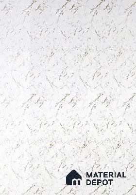 White Marble Look UPVC High Gloss Finish UV Marble Polygranite Sheets 8 ft x 4 ft | PG 00073 - 3 mm