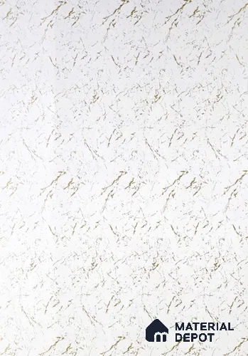 White Marble Look UPVC High Gloss Finish UV Marble Polygranite Sheets 8 ft x 4 ft | PG 00073 - 3 mm