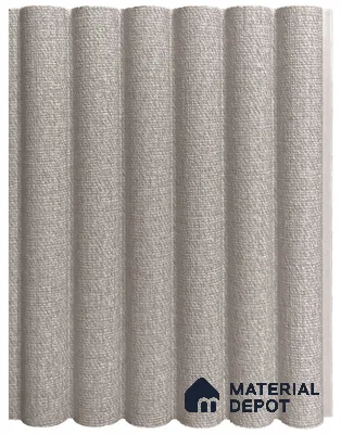 Dark Fabric Patterned Look WPC Louver/Panel | 9.5 ft x 6.2 inch | 15 - mm | PN 06544 C