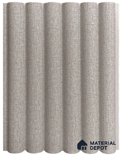 Dark Fabric Patterned Look WPC Louver/Panel | 9.5 ft x 6.2 inch | 15 - mm | PN 06544 C
