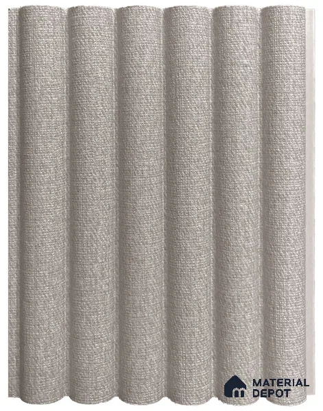 Dark Fabric Patterned Look WPC Louver/Panel | 9.5 ft x 6.2 inch | 15 - mm | PN 06544 C