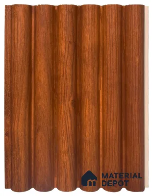 Mahogany Wood Look WPC Louver/Panel | 9.5 ft x 6.2 inch | 15 - mm | PN 06544 F