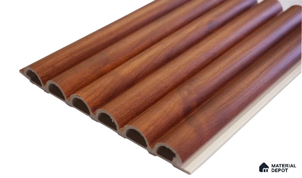 Mahogany Wood Look WPC Louver/Panel | 9.5 ft x 6.2 inch | 15 - mm | PN 06544 F