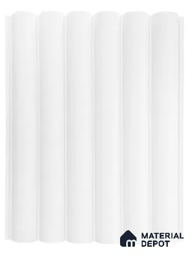 White Plain Colour Look WPC Louver/Panel | 9.5 ft x 6.2 inch | 15 - mm | PN 06544