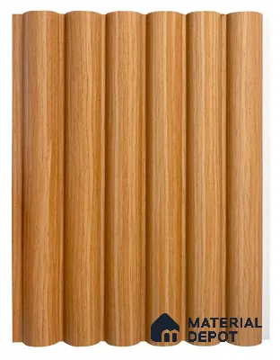 Teak Wood Look WPC Louver/Panel | 9.5 ft x 6.2 inch | 15 - mm | PN 06544 G