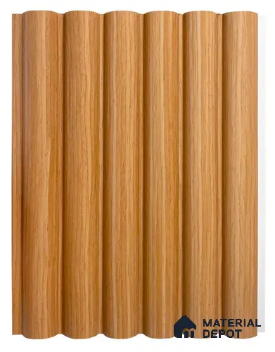 Teak Wood Look WPC Louver/Panel | 9.5 ft x 6.2 inch | 15 - mm | PN 06544 G