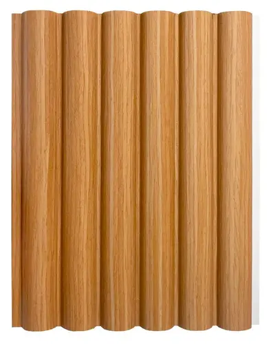 Teak Wood Look WPC Louver/Panel | 9.5 ft x 6.2 inch | 15 - mm | PN 06544 G
