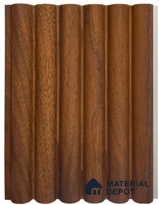 Walnut Wood Look WPC Louver/Panel | 9.5 ft x 6.2 inch | 15 - mm | PN 06544 H