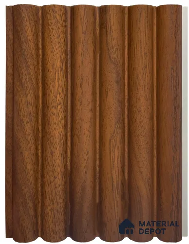 Walnut Wood Look WPC Louver/Panel | 9.5 ft x 6.2 inch | 15 - mm | PN 06544 H