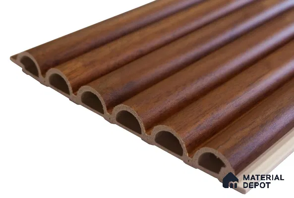 Walnut Wood Look WPC Louver/Panel | 9.5 ft x 6.2 inch | 15 - mm | PN 06544 H