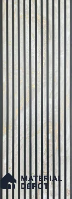 Beige Marble Louver PN 06095 10 ft x 9.8 inch PVC Panel - 10 mm | Suitable for Feature Wall, TV Unit & Living Room | Width is Subjected to 5% Variation