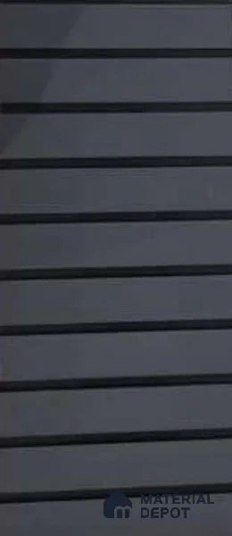 Grey Plain Colour Look PVC Louver/Panel | 10ft x 1ft | 10 - mm | PN 06194