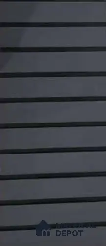 Grey Plain Colour Look PVC Louver/Panel | 10ft x 1ft | 10 - mm | PN 06194