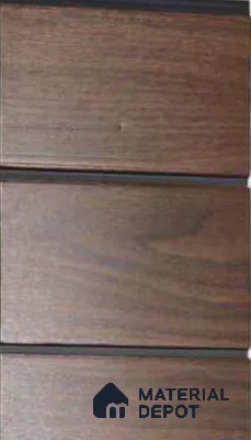 Brown Wood Look PVC Louver/Panel | 10ft x 1ft | 10 - mm | PN 06206