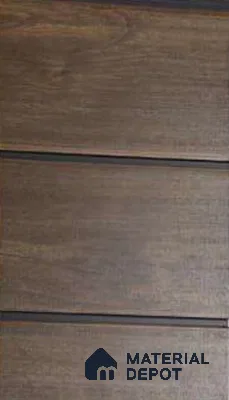 Brown Wood Look PVC Louver/Panel | 10ft x 1ft | 10 - mm | PN 06205