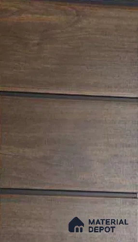 Brown Wood Look PVC Louver/Panel | 10ft x 1ft | 10 - mm | PN 06205