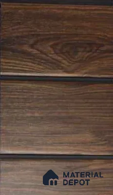 Brown Wood Look PVC Louver/Panel | 10ft x 1ft | 10 - mm | PN 06200