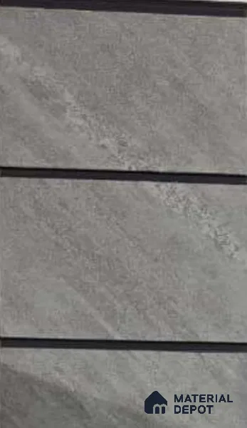 Grey Stone Look PVC Louver/Panel | 10ft x 1ft | 10 - mm | PN 06210