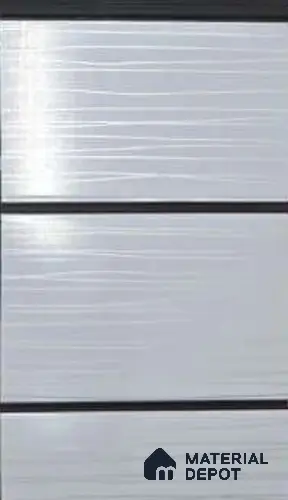 Grey Patterned Look PVC Louver/Panel | 10ft x 1ft | 10 - mm | PN 06215