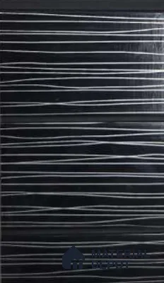 Black Patterned Look PVC Louver/Panel | 10ft x 1ft | 10 - mm | PN 06214