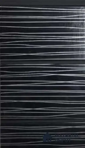 Black Patterned Look PVC Louver/Panel | 10ft x 1ft | 10 - mm | PN 06214