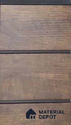 Brown Wood Look PVC Louver/Panel | 10ft x 1ft | 10 - mm | PN 06209