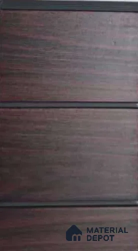 Brown Wood Look PVC Louver/Panel | 10ft x 1ft | 10 - mm | PN 06208