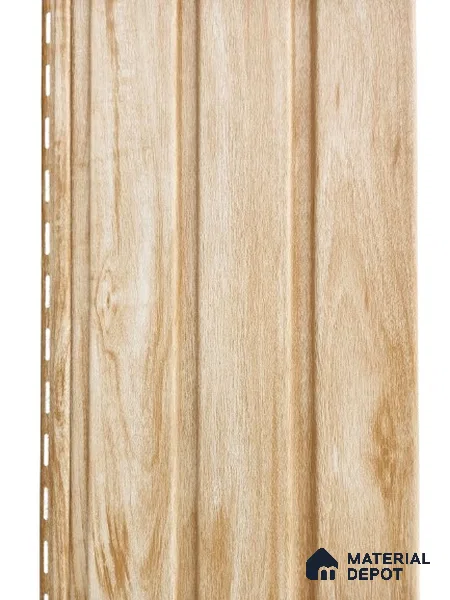 Brown Wooden Louver PN 06119 9.5 ft x 12 inch PVC Panel - 11 mm | Suitable for Feature Wall, TV Unit & Living Room | Width is Subjected to 5% Variation