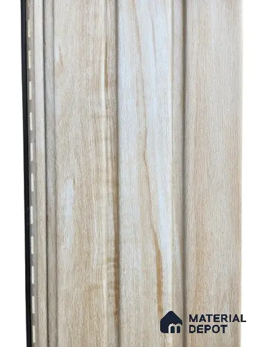 Brown Wooden Louver PN 06120 9.5 ft x 12 inch PVC Panel - 11 mm | Suitable for Feature Wall, TV Unit & Living Room | Width is Subjected to 5% Variation