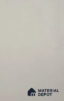 White Plain Colour Decorative Wall Panel PN 06184 9.5 ft x 1.3 ft PVC Panel - 11 mm | Suitable for Feature Wall, TV Unit & Living Room | Width is Subjected to 5% Variation