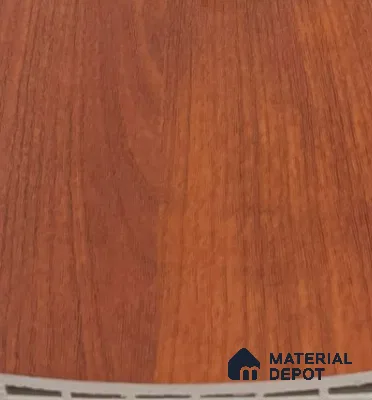 Brown Wooden Louver PN 06097 9.5 ft x 4.7 inch PVC Panel - 11 mm | Suitable for Feature Wall, TV Unit & Living Room | Width is Subjected to 5% Variation