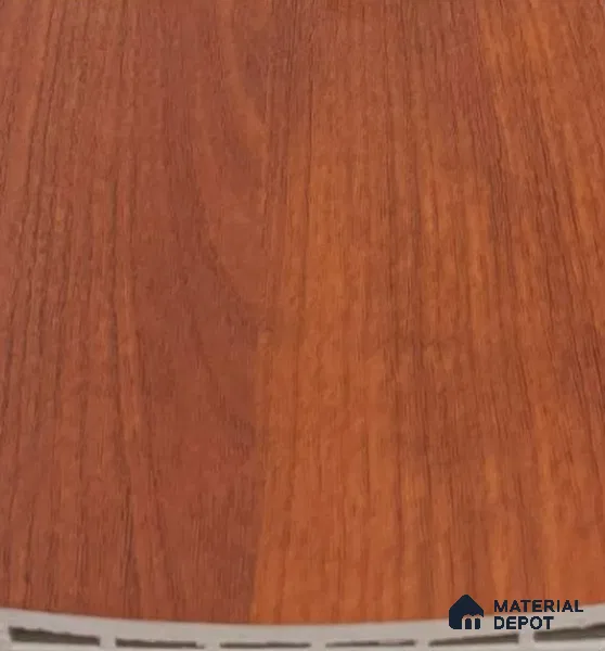 Brown Wooden Louver PN 06097 9.5 ft x 4.7 inch PVC Panel - 11 mm | Suitable for Feature Wall, TV Unit & Living Room | Width is Subjected to 5% Variation