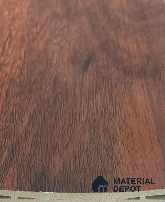 Brown Wooden Louver PN 06100 9.5 ft x 4.7 inch PVC Panel - 11 mm | Suitable for Feature Wall, TV Unit & Living Room | Width is Subjected to 5% Variation