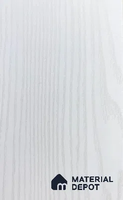 White Wooden Louver PN 06101 9.5 ft x 4.7 inch PVC Panel - 11 mm | Suitable for Feature Wall, TV Unit & Living Room | Width is Subjected to 5% Variation