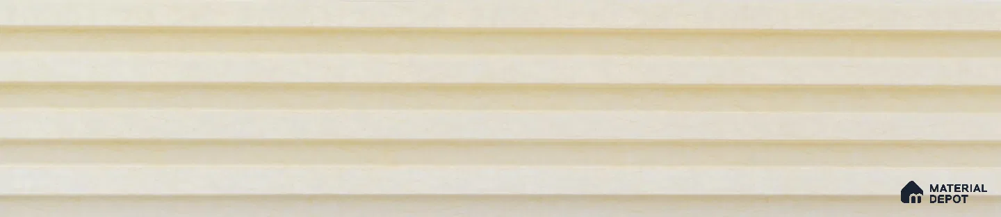 Beige Wooden Louver PN 02905 9.5 ft x 6 inch WPC Panel - 23 mm | Suitable for Feature Wall, TV Unit & Living Room | Width is Subjected to 5% Variation