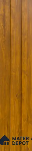 Brown Wooden Louver PN 02910 9.5 ft x 8.4 inch WPC Panel - 15 mm | Suitable for Feature Wall, TV Unit & Living Room | Width is Subjected to 5% Variation