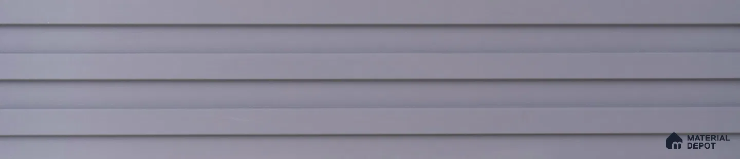 Grey Plain Colour Louver PN 02913 9.5 ft x 8.4 inch WPC Panel - 15 mm | Suitable for Feature Wall, TV Unit & Living Room | Width is Subjected to 5% Variation